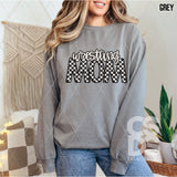 DTF Transfer - DTF012968 Wrestling Mom Checkered