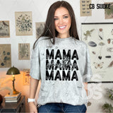 DTF Transfer - DTF012974 Stacked Wrestling Mama Single Color