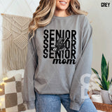 DTF Transfer - DTF012987 Senior Hockey Mom Stacked Word Art