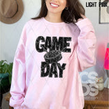 DTF Transfer - DTF012988 Game Day Hockey Faux Sequins
