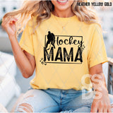 DTF Transfer - DTF012990 Hockey Mama Single Color