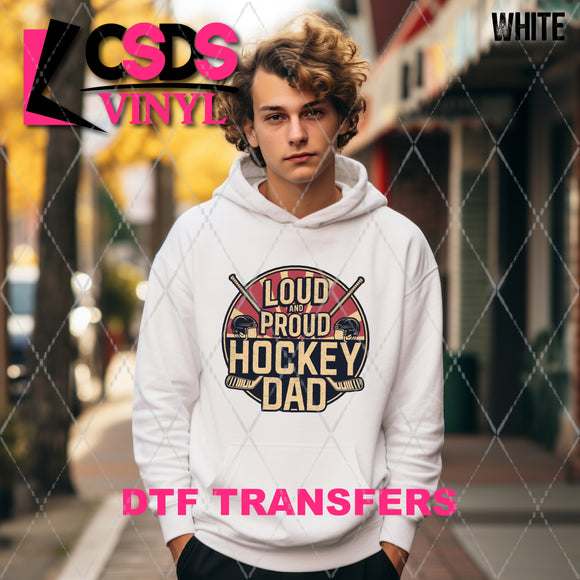 DTF Transfer - DTF012991 Loud and Proud Hockey Dad