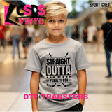 DTF Transfer - DTF012993 Straight Outta the Penalty Box Single Color