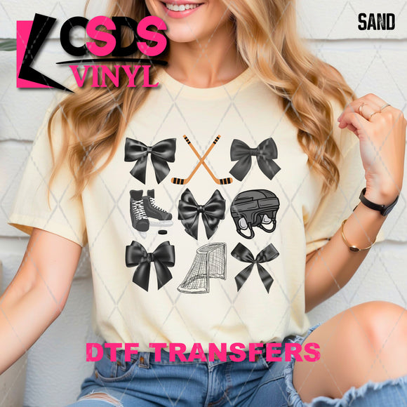 DTF Transfer - DTF012998 Hockey Coquette Grid