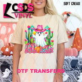 DTF Transfer - DTF013049 Boo Haw Colorful Ghost