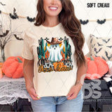 DTF Transfer - DTF013054 Boo Haw Western Ghost