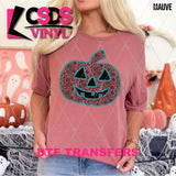 DTF Transfer - DTF013059 Turquoise Jack O Lantern