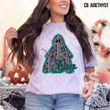 DTF Transfer - DTF013060 Turquoise Boo Ghost