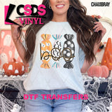 DTF Transfer - DTF013068 Boo Halloween Candy