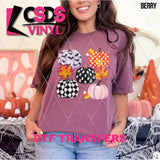 DTF Transfer - DTF013069 Halloween Pumpkin Grid