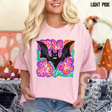 DTF Transfer - DTF013070 Floral Bat