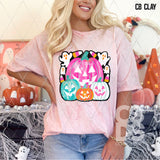 DTF Transfer - DTF013072 Colorful Jack O Lanterns
