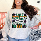 DTF Transfer - DTF013076 Floral Spooky Season