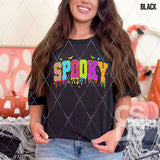 DTF Transfer - DTF013079 Spooky Checkered Varsity