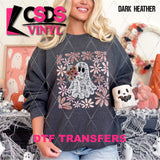 DTF Transfer - DTF013087 Floral Lace Ghost