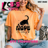 DTF Transfer - DTF013103 Nope Not Today Single Color