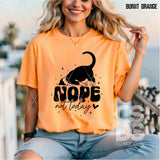 DTF Transfer - DTF013103 Nope Not Today Single Color