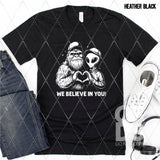 DTF Transfer - DTF013115 We Believe in You Single Color