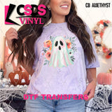 DTF Transfer - DTF013118 Floral Ghost