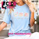 DTF Transfer - DTF013131 Eat Sleep Read Watercolor