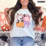 DTF Transfer - DTF013139 Coquette Pumpkins