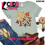 DTF Transfer - DTF013144 Fall Vibes Leaves