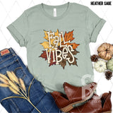 DTF Transfer - DTF013144 Fall Vibes Leaves