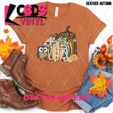 DTF Transfer - DTF013147 Fall Vibes Pumpkins and Owl