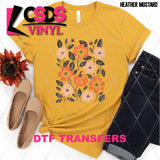 DTF Transfer - DTF013158 Distressed Fall Floral