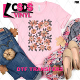 DTF Transfer - DTF013161 Distressed Fall Floral 2