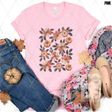 DTF Transfer - DTF013161 Distressed Fall Floral 2