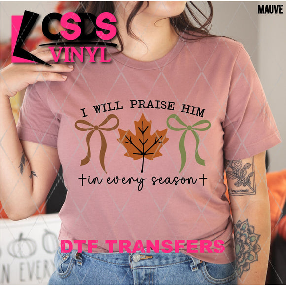 DTF Transfer - DTF013169 Coquette Christian Fall