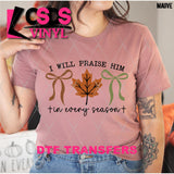 DTF Transfer - DTF013169 Coquette Christian Fall