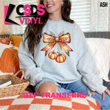 DTF Transfer - DTF013173 Autumn Pumpkins and Bow