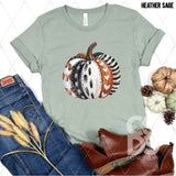 DTF Transfer - DTF013175 Watercolor Boho Pumpkin