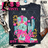 DTF Transfer - DTF013190 Let's Go Girls Cowboy Boot