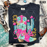 DTF Transfer - DTF013190 Let's Go Girls Cowboy Boot