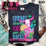 DTF Transfer - DTF013193 Cowboy Tears on the Rocks