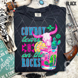 DTF Transfer - DTF013193 Cowboy Tears on the Rocks