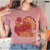 DTF Transfer - DTF013201 Thankful Painted Turkey