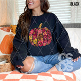 DTF Transfer - DTF013203 Rose Painted Pumpkin