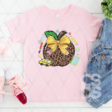 DTF Transfer - DTF013210 Leopard School Apple