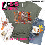 DTF Transfer - DTF013218 Fall Vibes Thankful Grateful Blessed