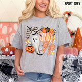 DTF Transfer - DTF013239 Halloween Coquette Ghost and Pumpkin