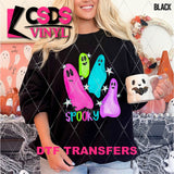 DTF Transfer - DTF013245 Bright Spooky Ghosts