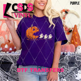 DTF Transfer - DTF013256 Pumpkin Chasing Ghosts