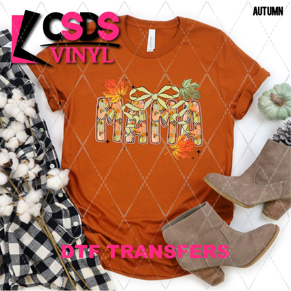 DTF Transfer - DTF013279 Fall Mama with Bow
