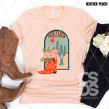 DTF Transfer - DTF013284 Dreamer Floral Boot