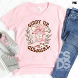 DTF Transfer - DTF013285 Giddy Up Cowgirl