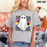 DTF Transfer - DTF013298 Checkered Ghost